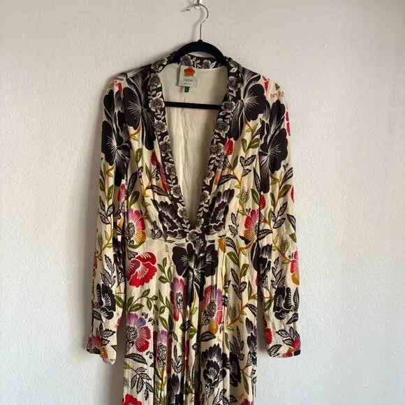 Farm Rio Meg Romantic garden maxi dress - Picture 5 of 12